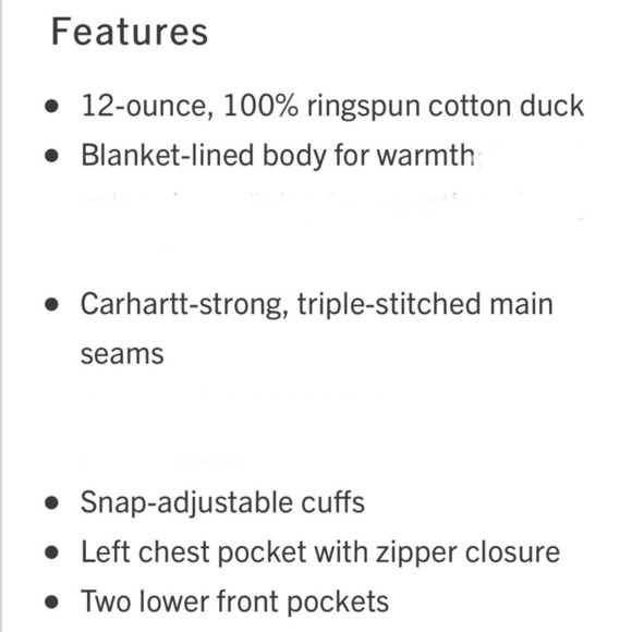 Vintage Carhartt Blanket Lined Jacket Made in USA - Picture 9 of 11